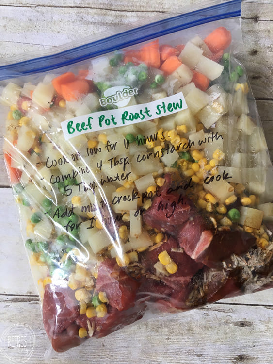 Slow Cooker Freezer Meals (Free Printable List + Recipes) - Refresh Camping