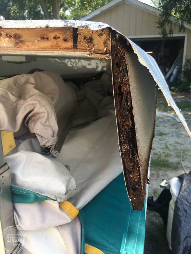 Pop Up Camper Roof Repair and Rebuild Refresh Camping