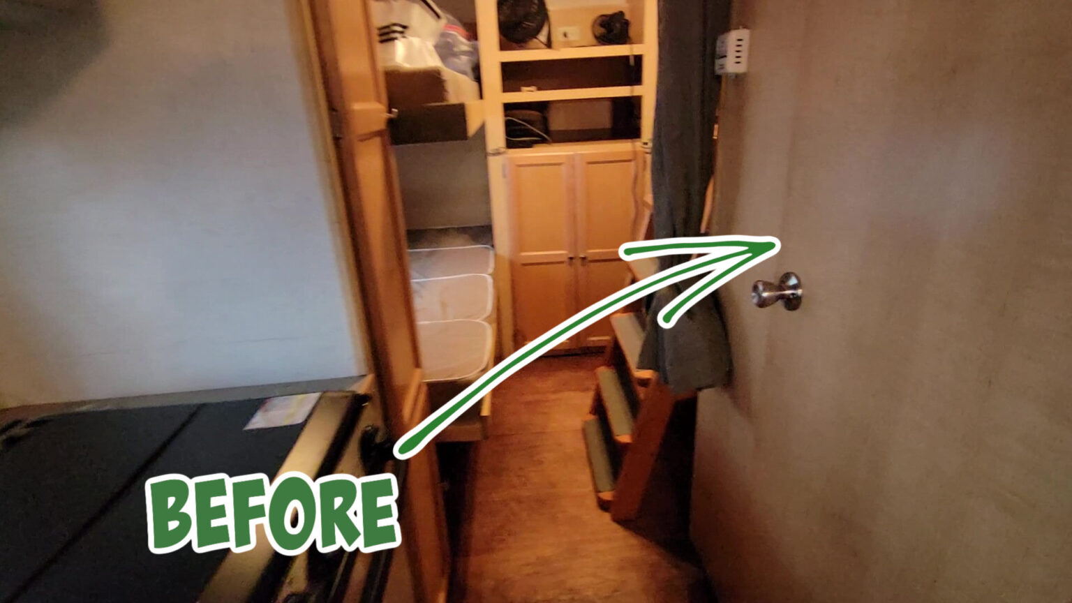 RV Interior Door Makeover Refresh Camping