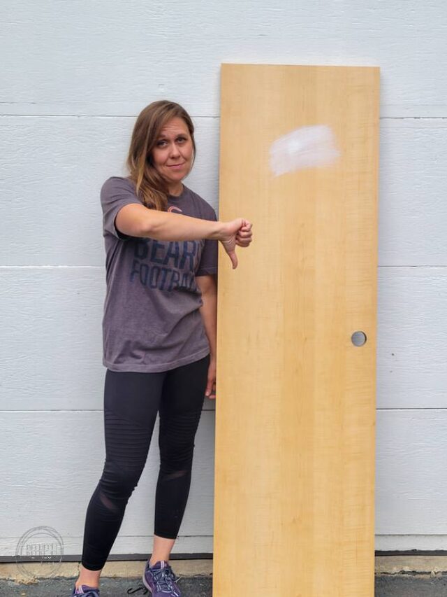 RV Interior Door Makeover Refresh Camping