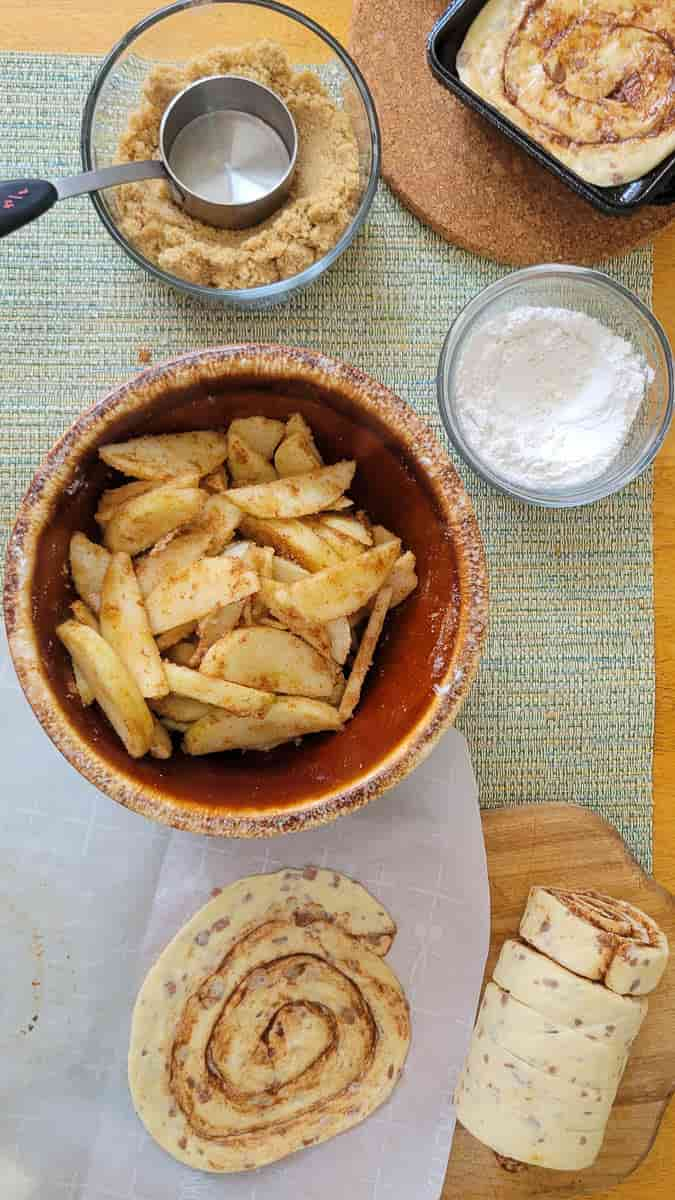 Pie Iron Cinnamon Roll