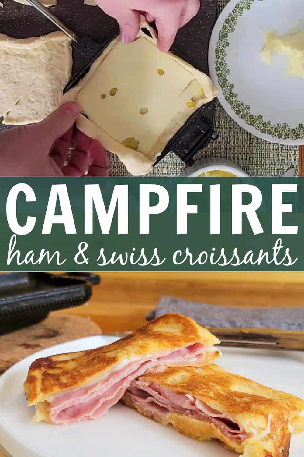 Ham and Cheese Campfire Sandwich Maker Recipe Refresh Camping