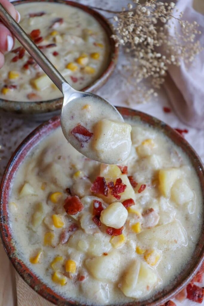 camping potato soup make ahead camping dinner