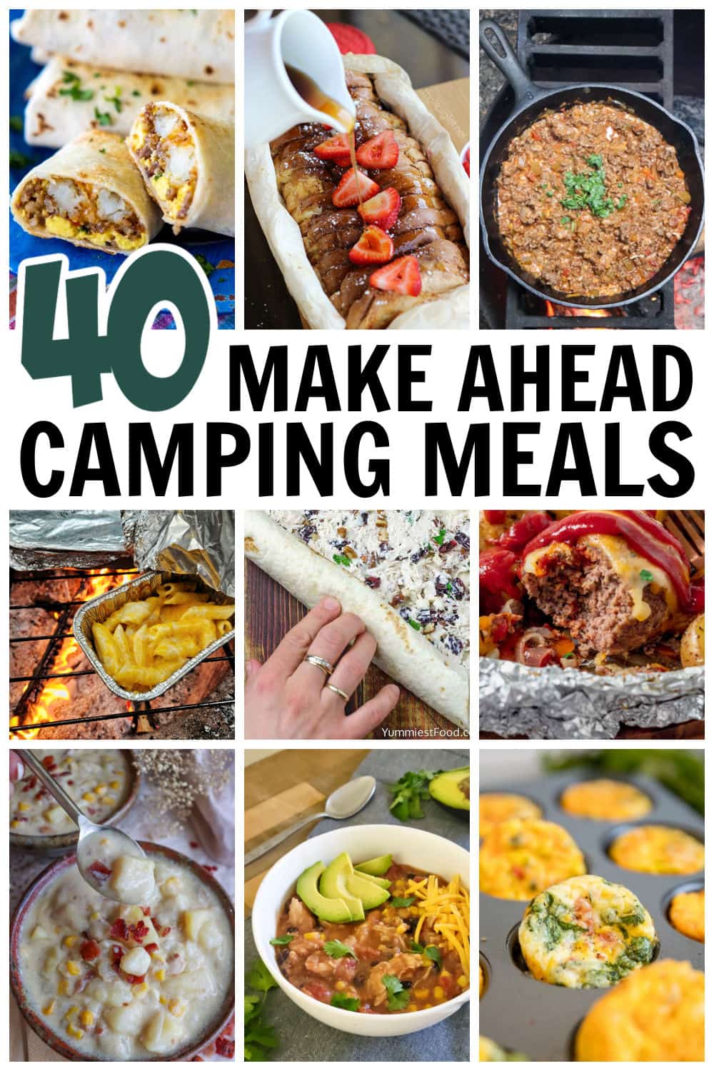 40+ Make Ahead Camping Meals for Breakfast, Lunch and Dinner - Refresh ...