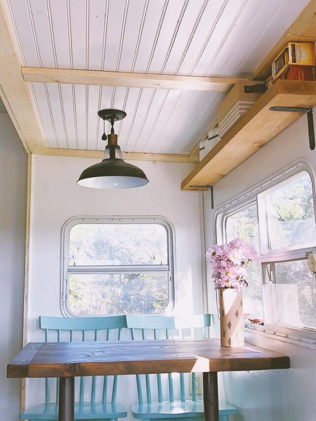 15 DIY RV Ceiling Ideas to Update Your Camper