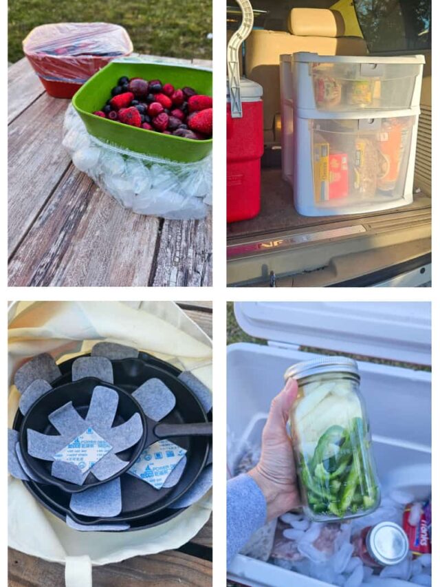 Tons of camping food hacks to make cooking while camping even easier. These camping hacks for your camp kitchen are game changers.