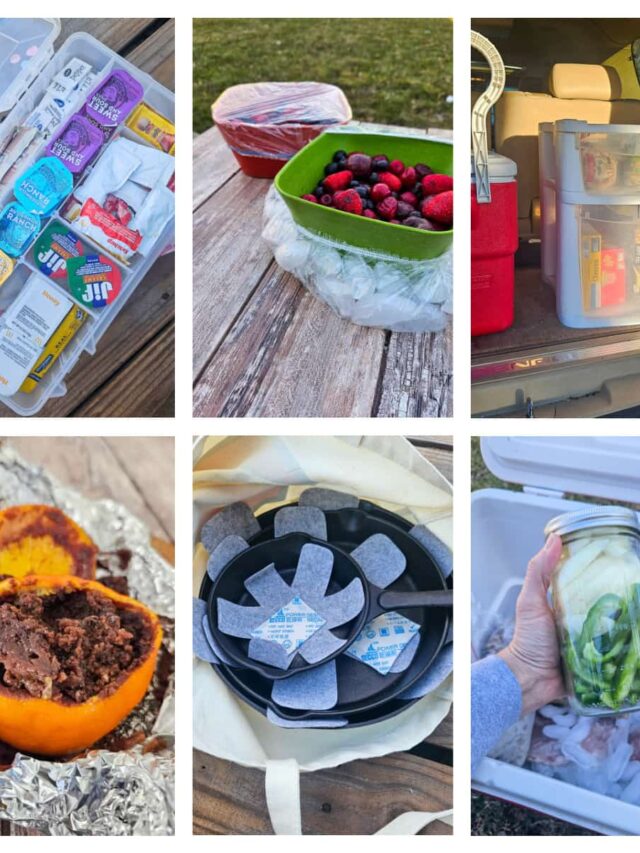 Tons of camping food hacks to make cooking while camping even easier. These camping hacks for your camp kitchen are game changers.