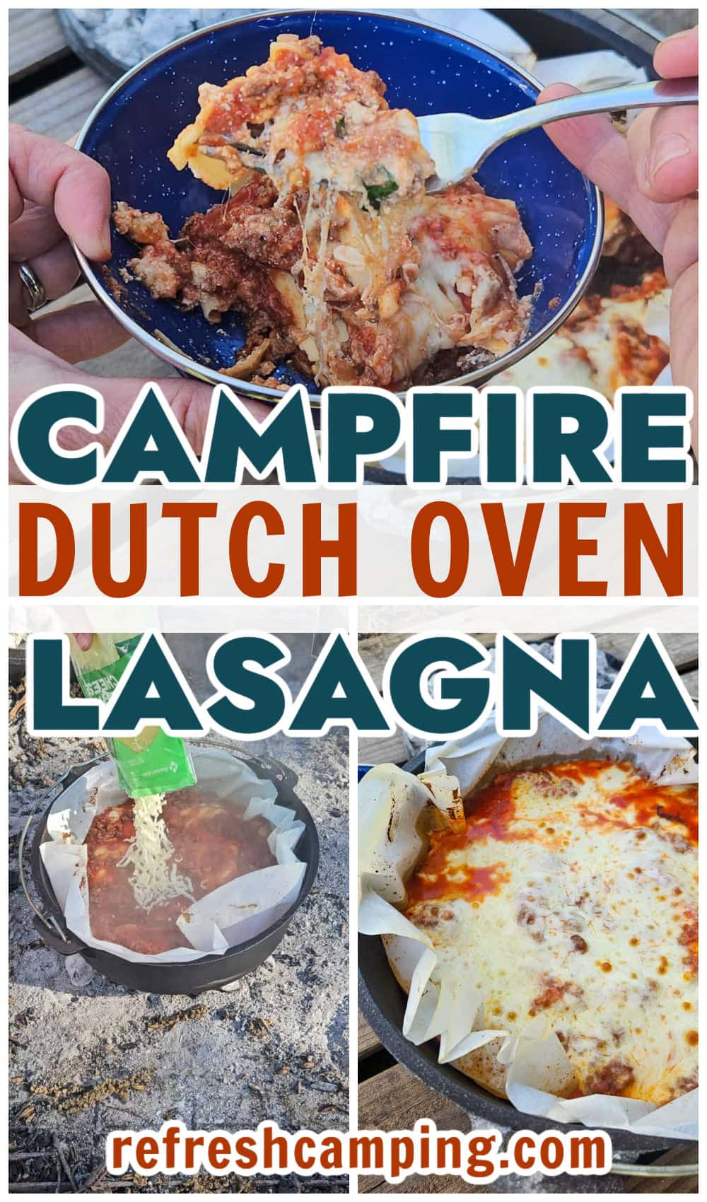 Delicious Dutch Oven Campfire Lasagna Refresh Camping